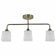 Светильник на штанге Escada Artem1s 2103/3P цвет плафона/подвески Белый, цвет арматуры Бронза