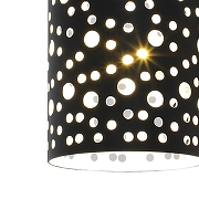 Светильник на штанге Escada Setebos 30016W/01 Black цвет плафона/подвески Прозрачный, Хром, цвет арматуры Черный-1