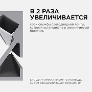 Короб встраиваемый угловой внутренний Apeyron Electrics 08-41 цвет серебро-3