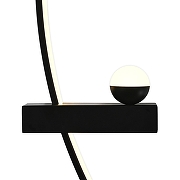 Бра Escada Ray 10220/2LED Black L цвет плафона/подвески белый, черный, цвет арматуры черный-3