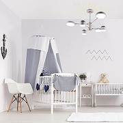 Люстра на штанге Escada 10255 10255/6LED цвет плафона/подвески Белый, цвет арматуры Белый-4