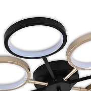 Люстра Escada 10262 10262/8LED цвет плафона/подвески Белый, Золото, Черный, цвет арматуры Черный-5