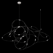 Люстра Loft it Flock of L1ght 10309/21 CR цвет плафона/подвески Белый, цвет арматуры Хром-2