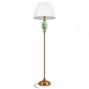 Торшер Loft it Bluet 10379F/A цвет плафона/подвески Белый, цвет арматуры Бронза, Голубой-1