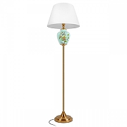 Торшер Loft it Bluet 10379F/B цвет плафона/подвески Белый, цвет арматуры Бронза, Голубой-2