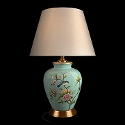 Настольная лампа Loft it Bluet 10379T/A цвет плафона/подвески Белый, цвет арматуры Бронза, Голубой-2