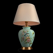 Настольная лампа Loft it Bluet 10379T/A цвет плафона/подвески Белый, цвет арматуры Бронза, Голубой-3