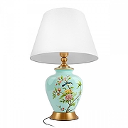 Настольная лампа Loft it Bluet 10379T/B цвет плафона/подвески Белый, цвет арматуры Бронза, Голубой-1