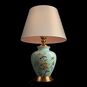 Настольная лампа Loft it Bluet 10379T/B цвет плафона/подвески Белый, цвет арматуры Бронза, Голубой-2