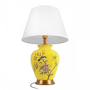 Настольная лампа Loft it Dandelion 10380T/A цвет плафона/подвески Белый, цвет арматуры Бронза, Желтый-1