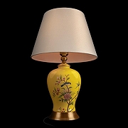 Настольная лампа Loft it Dandelion 10380T/B цвет плафона/подвески Белый, цвет арматуры Бронза, Желтый-3