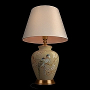 Настольная лампа Loft it Magnolia 10381T/A цвет плафона/подвески Белый, цвет арматуры Бежевый, Бронза-3