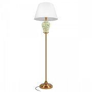 Торшер Loft it Hydrangea 10383F цвет плафона/подвески Белый, цвет арматуры Бронза, Зеленый-1