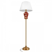Торшер Loft it Dahlia 10384F цвет плафона/подвески Белый, цвет арматуры Красный, Бронза-2