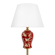 Торшер Loft it Dahlia 10384F цвет плафона/подвески Белый, цвет арматуры Красный, Бронза-6