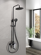 Душевая система Agger Brilliant A0393344 Черная матовая-4