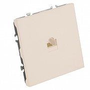 Розетка Ethernet RJ-45 без рамки Stekker Эмили 49899 цвет Серый-6