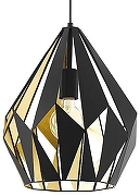 Подвесной светильник Eglo Carlton 1 49931 цвет черный