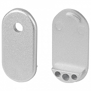 Набор заглушек для профиля Arlight WARDROB 50160 цвет арматуры черный