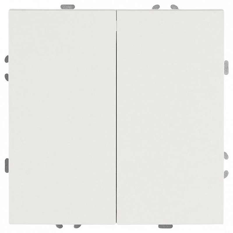 Выключатель двухклавишный без рамки Stekker Эмили 50233 