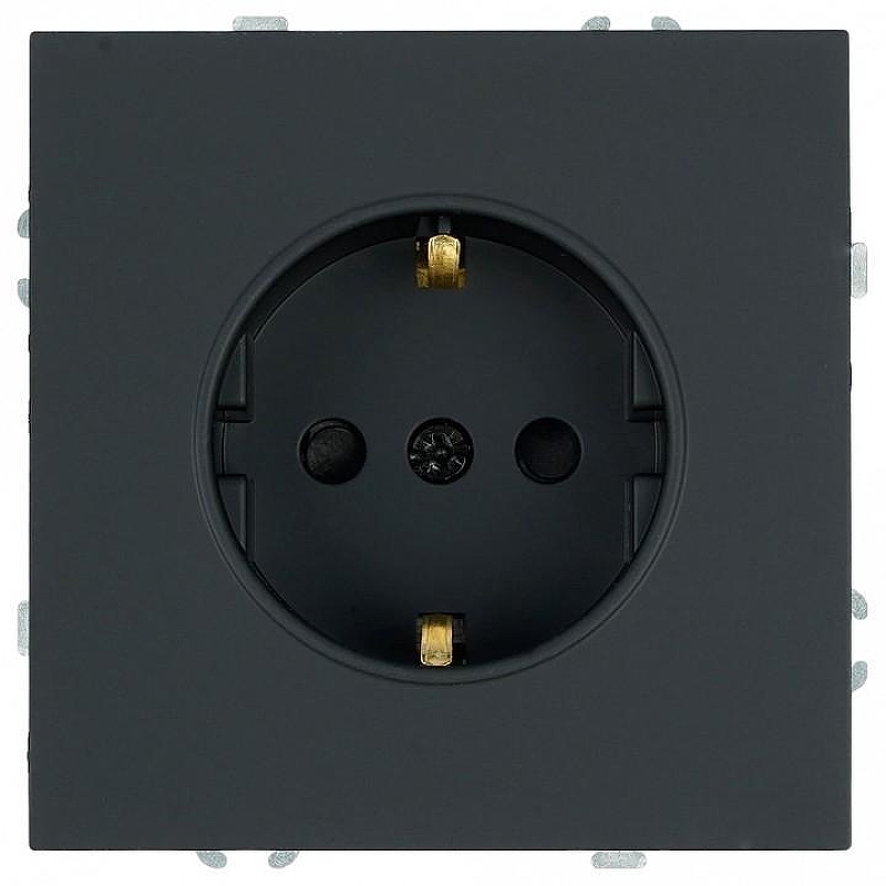 Розетка с заземлением и со шторкой, без рамки Stekker Эмили 50251 