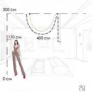 Подвесной светильник Loft it Thread 10388A Black цвет плафона/подвески Белый, цвет арматуры Черный-5