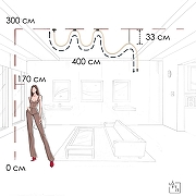 Подвесной светильник Loft it Thread 10388B Black цвет плафона/подвески Белый, цвет арматуры Черный-5