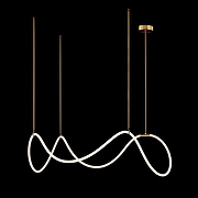 Подвесной светильник Loft it Thread 10388P/C Brass цвет плафона/подвески Белый, цвет арматуры Бронза-5