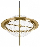 Подвесной светильник Loft it Tranqu1l1ty 10397/B цвет плафона/подвески Прозрачный, цвет арматуры Медь