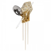 Бра Loft it Br1tann1ca 10401W цвет плафона/подвески Светло-серый, Золото, Оранжевый, цвет арматуры Золото-1