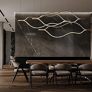 Подвесной светильник Loft it Tape L1ght 10403/1000 AB цвет плафона/подвески Бронза, цвет арматуры Бронза-7