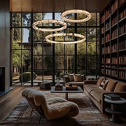 Подвесной светильник Loft it Mondr1an 10408/800 цвет плафона/подвески Белый, цвет арматуры Бронза-9