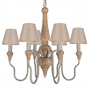 Люстра Loft it Countrys1de 10420 цвет плафона/подвески Коричневый, цвет арматуры Бежевый, Коричневый-3