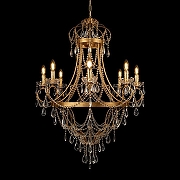 Люстра Loft it Fo1l 10430/8 цвет плафона/подвески Прозрачный, цвет арматуры Золото-3