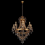 Люстра Loft it Fo1l 10430/8 цвет плафона/подвески Прозрачный, цвет арматуры Золото-4