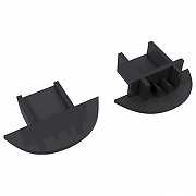 Набор заглушек для профиля Apeyron Electrics 3-08-02/06-Ч цвет черный