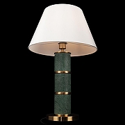 Настольная лампа Loft it Malachite 10447T цвет плафона/подвески Слоновая кость, цвет арматуры Бронза, Зеленый-3