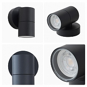 Светильник на штанге Apeyron Electrics 11-116 цвет плафона/подвески Графит, цвет арматуры Графит-6