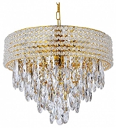 Люстра Escada 140009 140009/8P Gold цвет плафона/подвески Прозрачный, цвет арматуры Золото