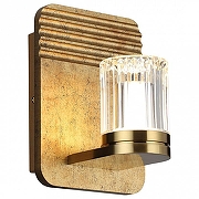 Бра Indigo 14032 14032/A/1W Gold цвет плафона/подвески Прозрачный, цвет арматуры Золото