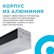 Модульный светильник Apeyron Electrics 30-14 цвет плафона/подвески Белый, цвет арматуры Черный-3