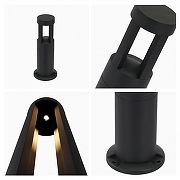 Ландшафтный светильник Apeyron Electrics 31-14 цвет плафона/подвески Черный, цвет арматуры Черный-5