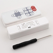 Контроллер-регулятор цвета RGBW с пультом ДУ LEDS POWER N10-S Nano RF 3771 24 мм х 87 мм х 15 мм