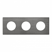 Рамка на 3 поста Arlight PRESTO 43873 82 мм х 224 мм х 9 мм-1