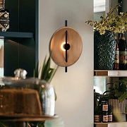 Накладной светильник Loft it Wood 10451W цвет плафона/подвески Коричневый, Черный, цвет арматуры Коричневый, Черный-4