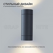 Светильник на штанге Apeyron Electrics 11-119 цвет плафона/подвески Графит, цвет арматуры Графит-3
