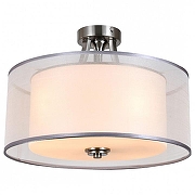 Светильник на штанге Indigo 13040 13040/4C Nickel цвет плафона/подвески Белый, Дымчатый, цвет арматуры Хром-1