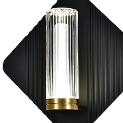 Бра Indigo 14032 14032/B/1W Black цвет плафона/подвески Прозрачный, цвет арматуры Черный-3