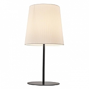 Настольная лампа Escada 190001 190001/B/1T Black цвет плафона/подвески Белый, цвет арматуры Черный-1