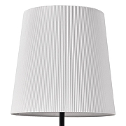 Настольная лампа Escada 190001 190001/B/1T Black цвет плафона/подвески Белый, цвет арматуры Черный-3